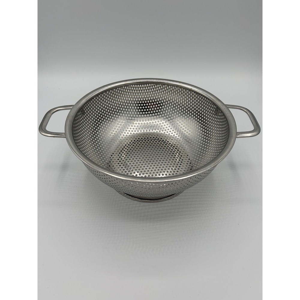 Stainless Steel Micro-Perforated Colander Strainer with Handles